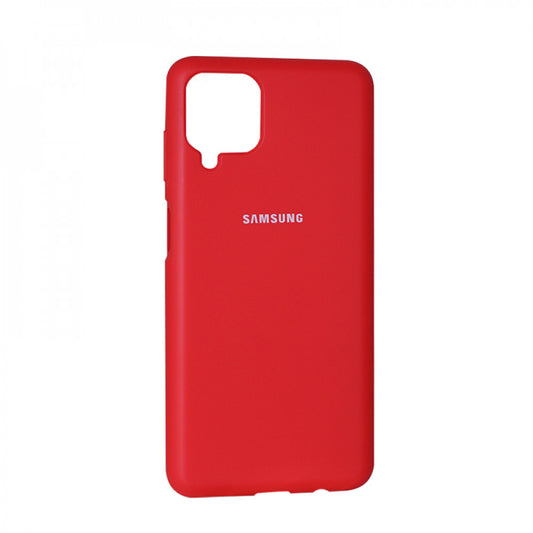 Original Silicone Case Samsung A12 (A125) — Red