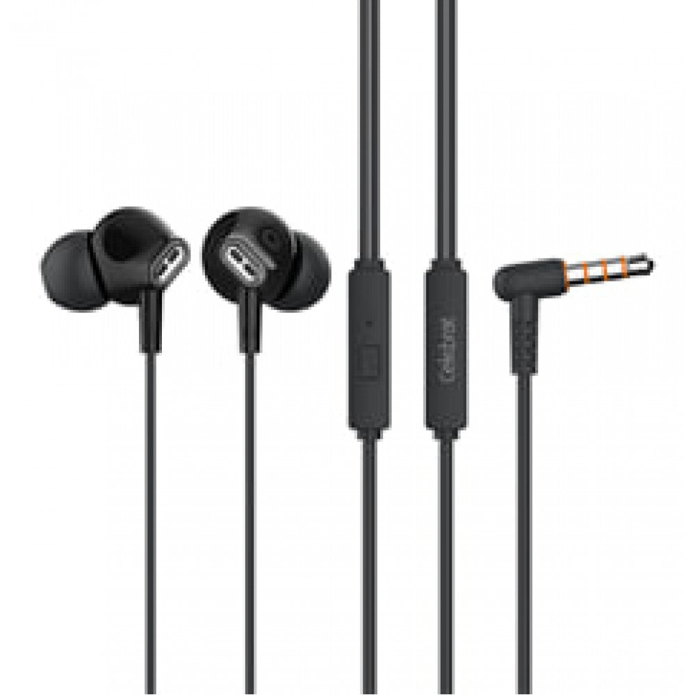 Навушники з мікрофоном 3.5mm  Celebrat G21 — Black