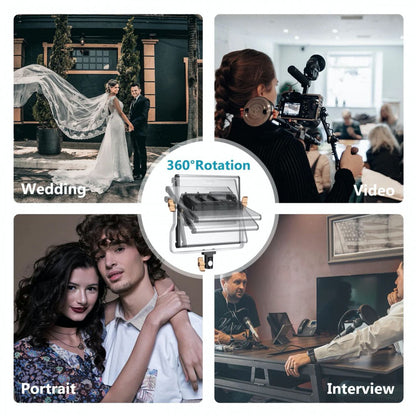 Лампа відеосвітло LED NEERWER NL480S 29W Bi-color 480pcs Led color 3200-5600K CRI 96+