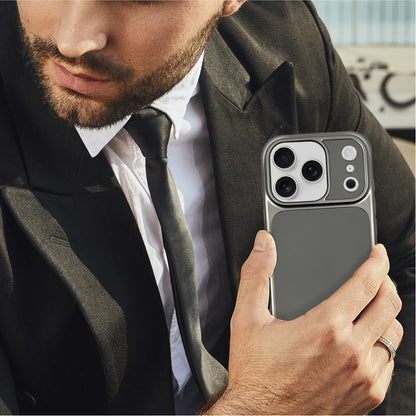 Polo Lucas Leather Case iPhone 17 Pro Max — Silver