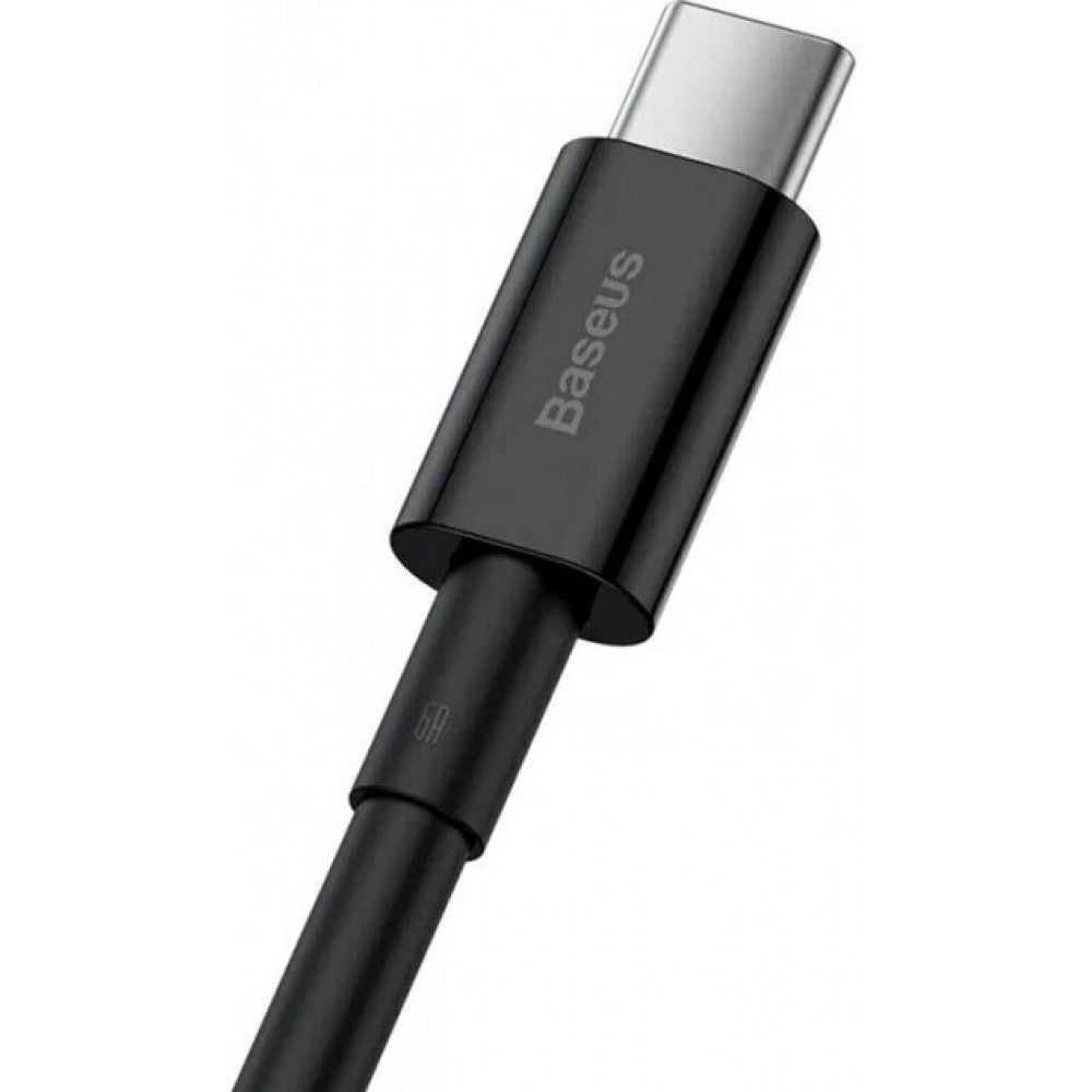 Кабель USB C 66W (1m) — Baseus (CATYS) Superior Series — CATYS-01 Black