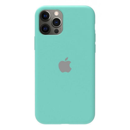 Original Silicone Case Full Size iPhone 13 mini 5.4" — Ice Blue (21)