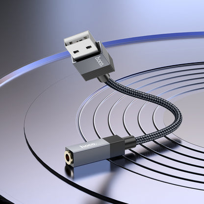 Adapter USB A To 3.5 Hoco UPA32D — Black