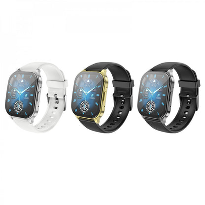 Smart Sports Watch (Call Version) — Hoco Y19 — Black