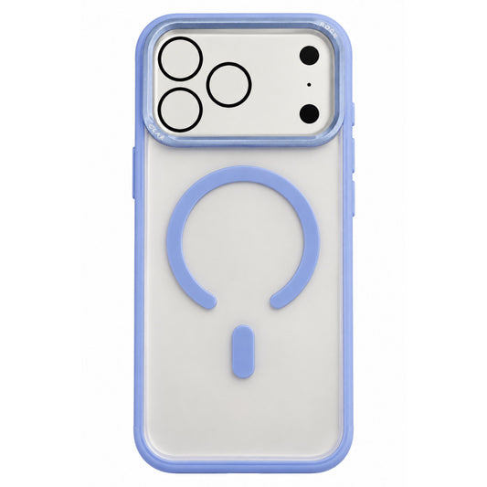 Магнитная защита чехол Rock Guard Touch (металлический Lens Frame) — iPhone 18 Pro Max — Blue