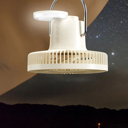 Портативный мини вентилятор WT-F61B White - 10000 mAh