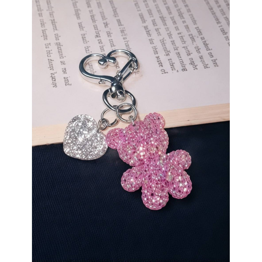 Брелок Swarovski Color Bear — Pink