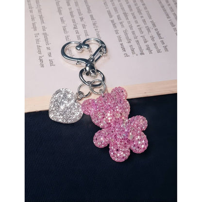 Брелок Swarovski Color Bear — Pink