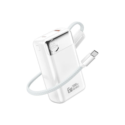 Power Bank 12000 mAh | 65W — WiWU T132 — White