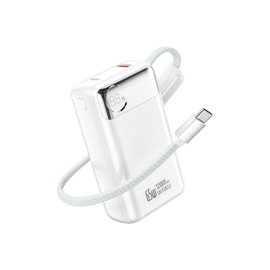 Power Bank 12000 mAh | 65W — WiWU T132 — White