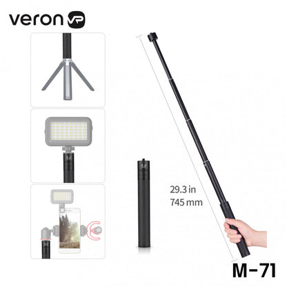 Удлинитель на штатив/трипод/монопод 0.71m ¼ Veron M-71