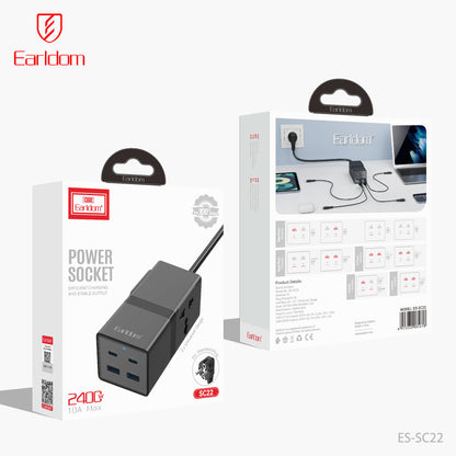 Фільтр живлення 2U | 1P | 2C — Earldom ES-SC22