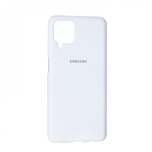 Original Silicone Case Samsung A12 (A125) — White