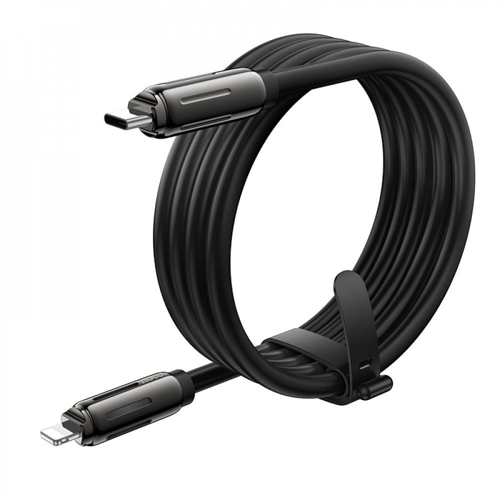 Кабель Cable USB C to Lightning 27W PD (1m) — Hoco U136 — Black