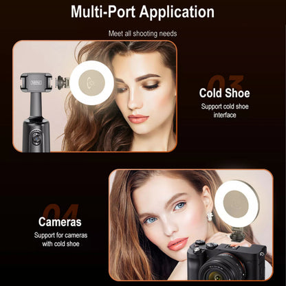 Накамерный видеосвет LED RGB — D07