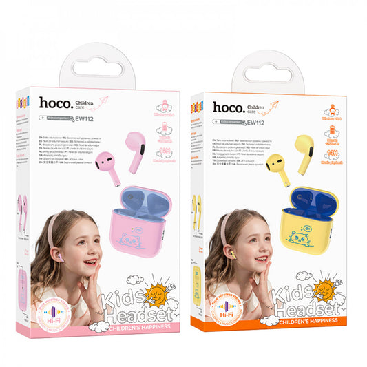 Bluetooth гарнітура TWS Hoco EW112 — Pink