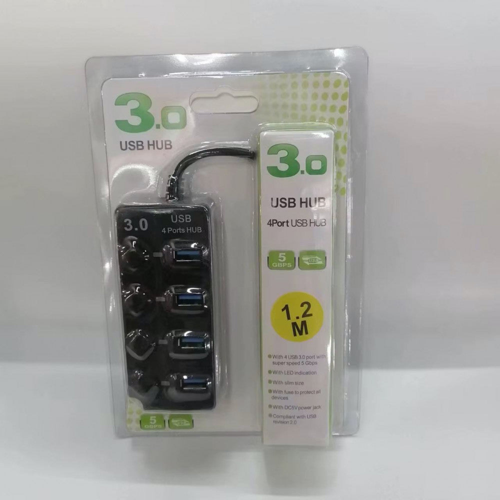 USB HUB : USB 3.0 To 4 USB 4 port 30cm