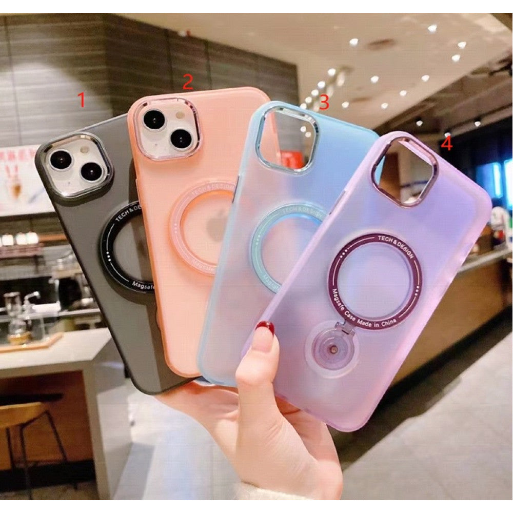 Накладка Чохли Stand Case with MagSafe iPhone 14 Pro — Black