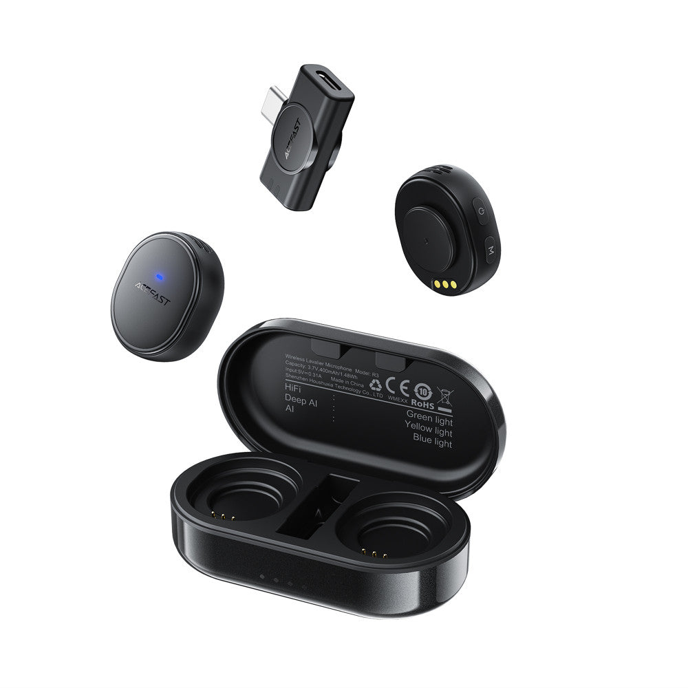 Беспроводной цифровой микрофон Acefast R3, USB-C
