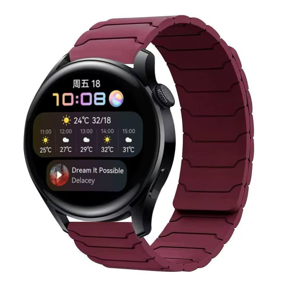 Ремінець Armor Magnetic Band Універсальний 20 mm — Wine red
