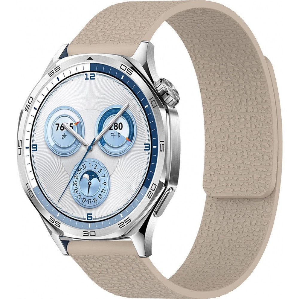 Ремінець Pebbled Magnetic Strap Універсальний 20 mm — Starlight