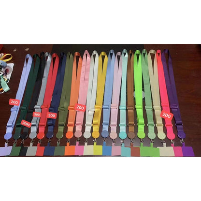 Шнурок на шею «Round Clip» — Blue