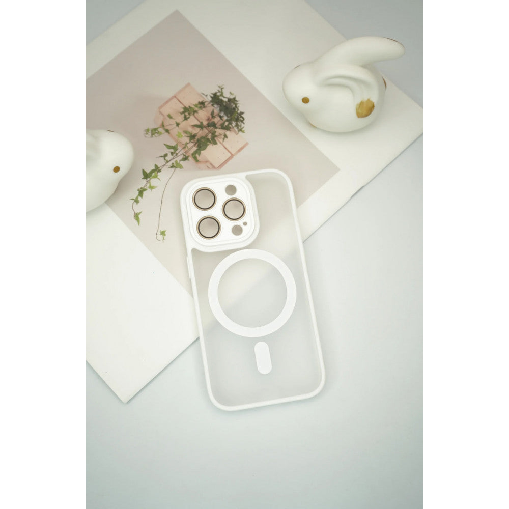 PC Matte Case With Magsafe iPhone 13 Pro Max — White