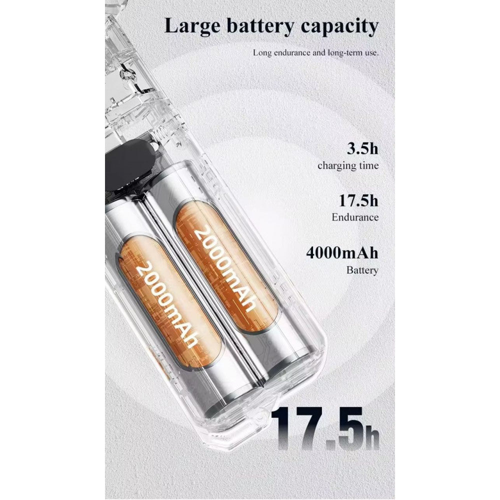 Портативный мини вентилятор RD10 - 4000 mAh — Grey