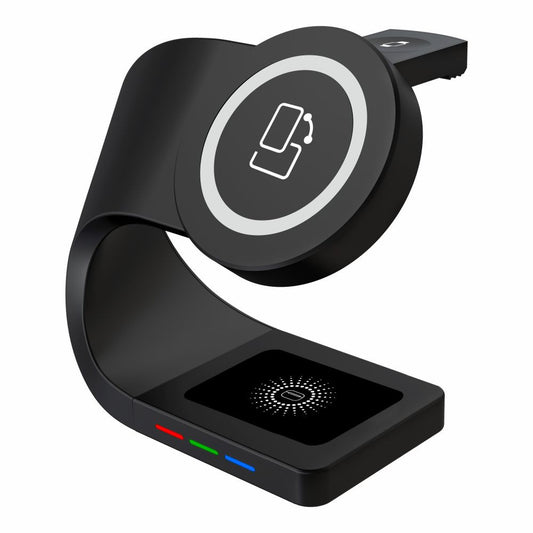 Wireless Charger 3 in 1 Y36 MagSafe — Black