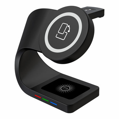 Wireless Charger 3 in 1 Y36 MagSafe — Black