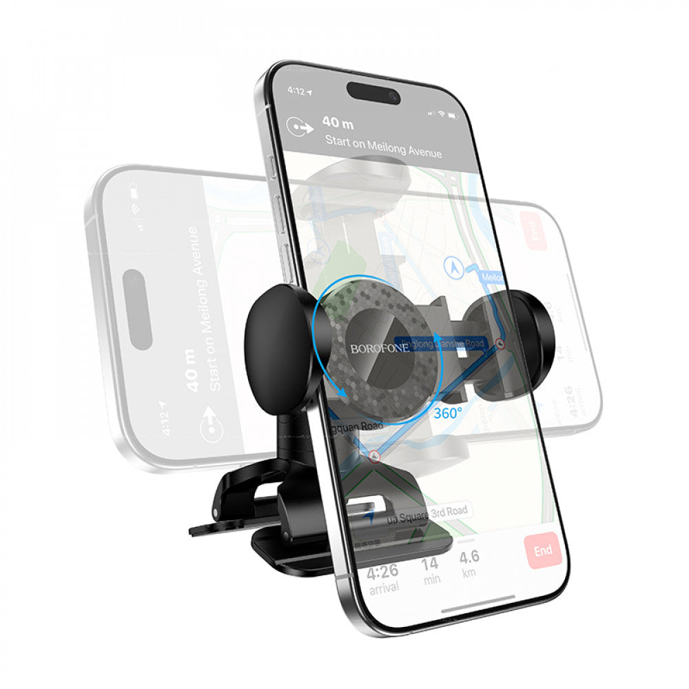 Car Holder Borofone BH142 Support pull clip car holder(center console)
