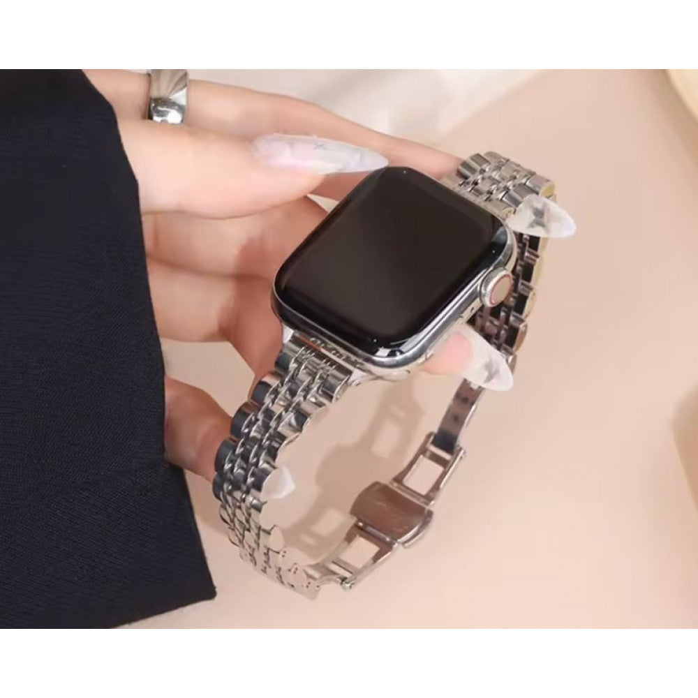 Ремінець slim 5 Bead Apple Watch 38 mm 40 mm 41 mm Silver