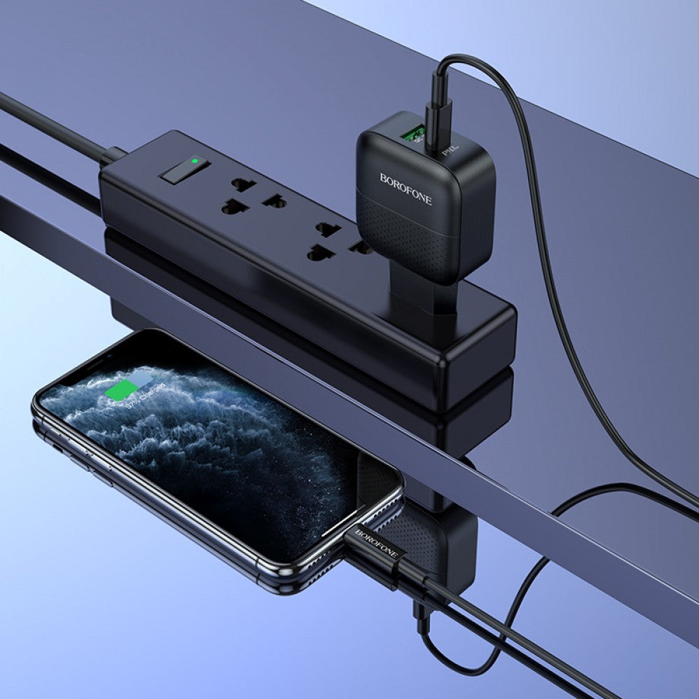 Home Charger 20W PD QC3.0 Borofone BA46A — White