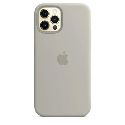 Original Silicone Case Full Size iPhone 14 6.1" — New Brown (80)