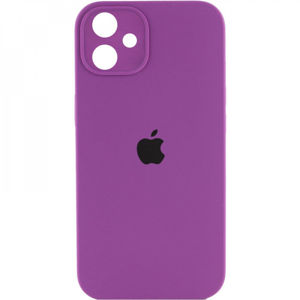 Original Silicone Case with protective camera iPhone 16 — Deep Purple (71)