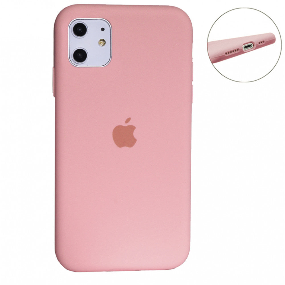 Original Silicone Case Full Size iPhone 11 - Neon Piink
