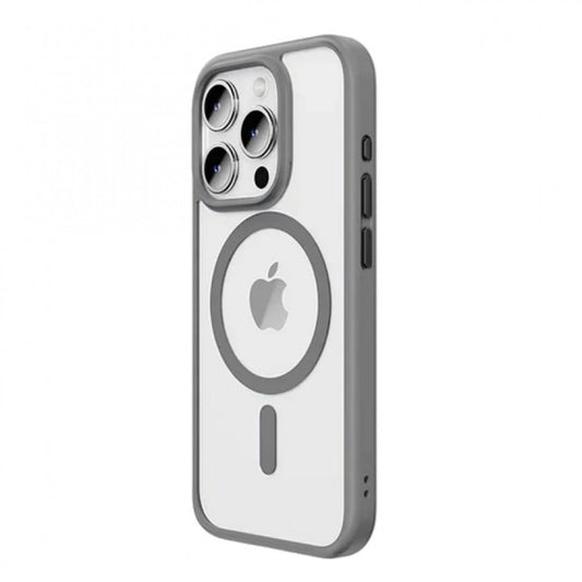Rock Guard Series TPU Case with Magsafe — iPhone 15 Pro Max — Titanium Grey