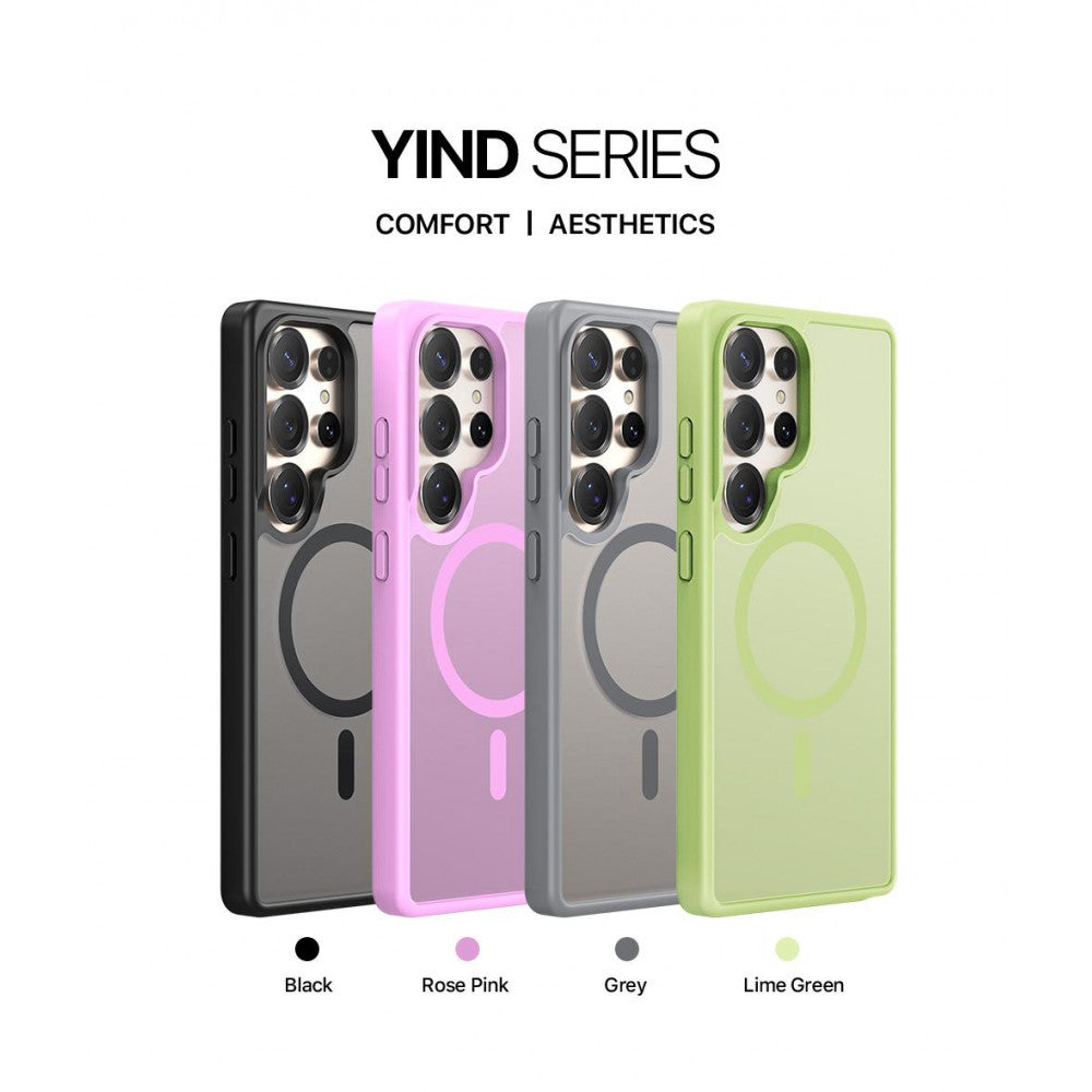 Накладка Чехлы Yind Case With Magsafe — Samsung S25 Ultra — Black
