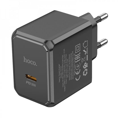 Home Charger | 30W | PD — Hoco CS15A — Black