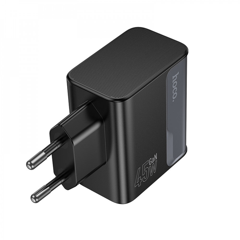 Home Charger | 45W | PD | QC3.0 — Hoco CS74A — Black