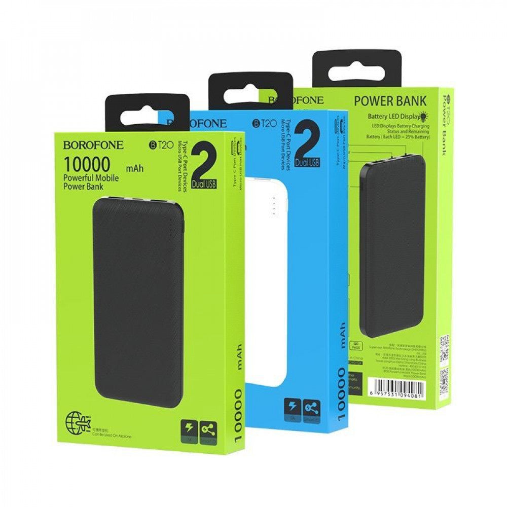Power Bank 10000 mAh Borofone BT20
