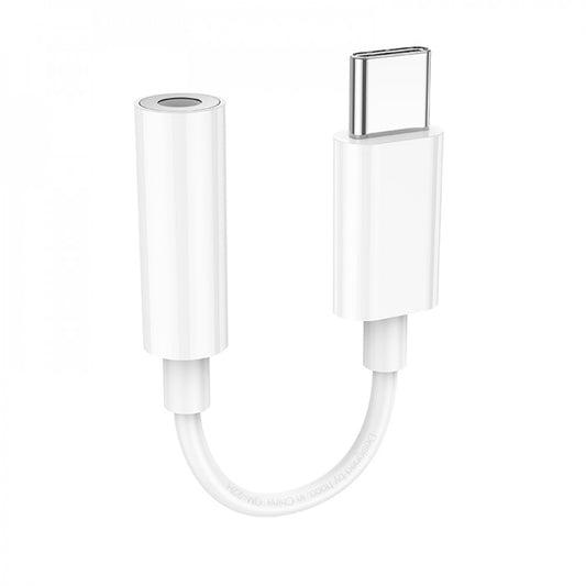 Adapter USB C To 3.5mm — Hoco LS35 — White