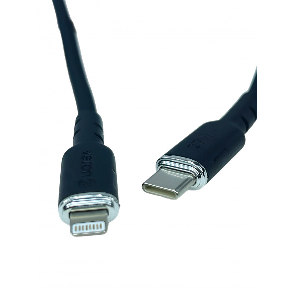 Кабель USB C to Lightning 27W PD (1.2m) Veron CL07 Silicon