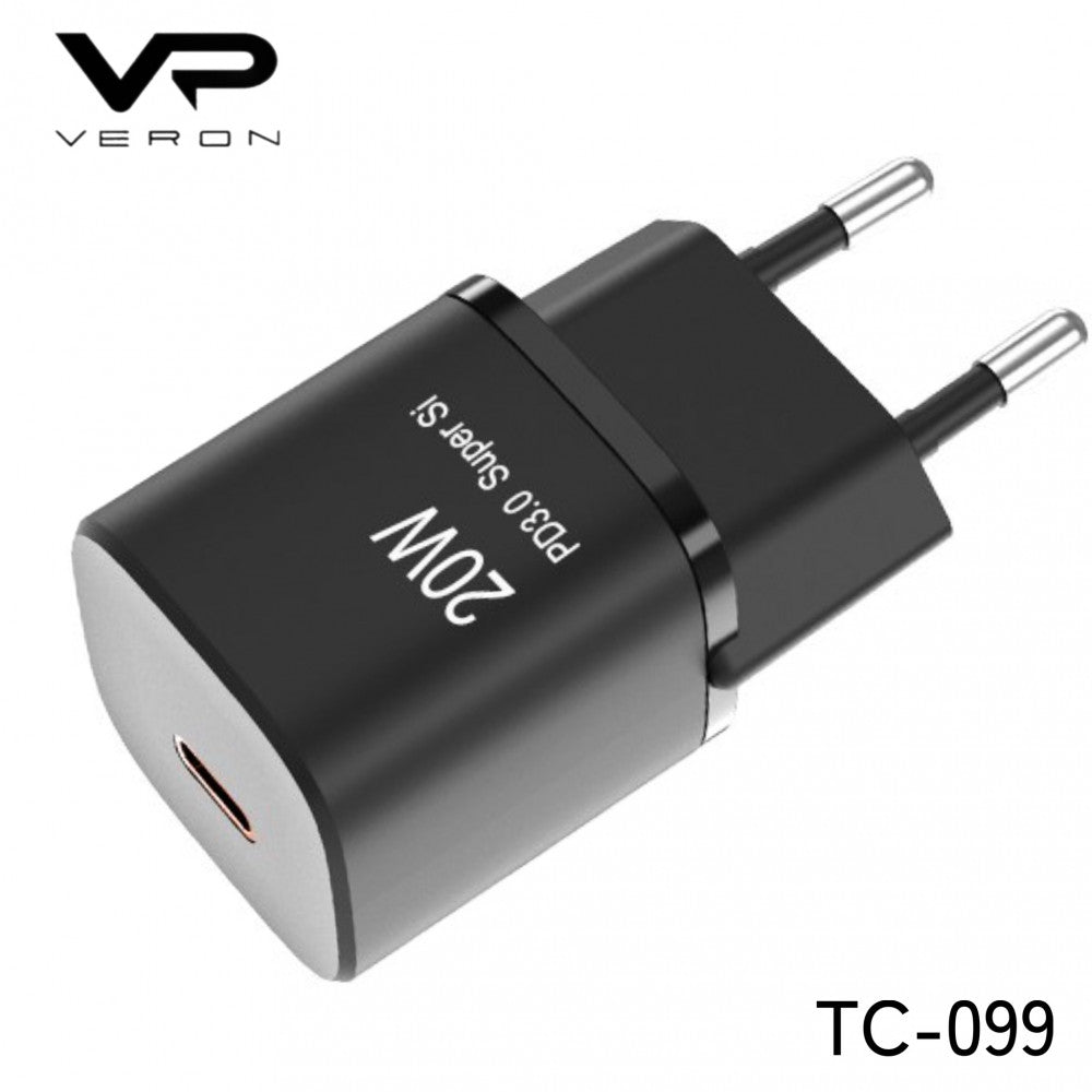 Home Charger | 20W | PD | QC3.0 — Veron TC-099
