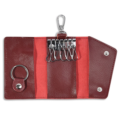 Key storage bag Opp box — Dark Red