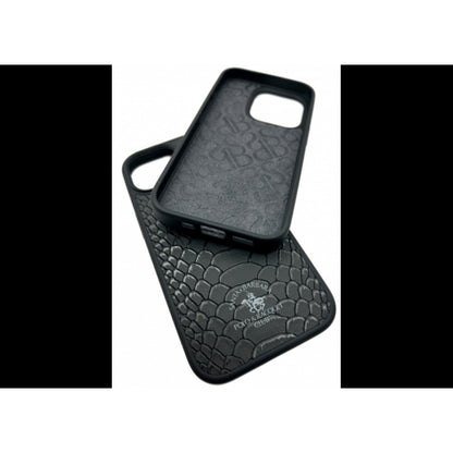 Polo Knight Leather Case iPhone 15 Pro Max — Black