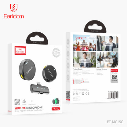 Беспроводной микрофон для телефона USB C — Earldom ET-MC15C