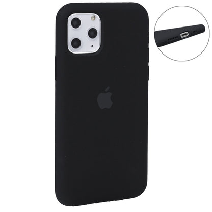 Original Silicone Case Full Size iPhone 11 Pro — Black (18)