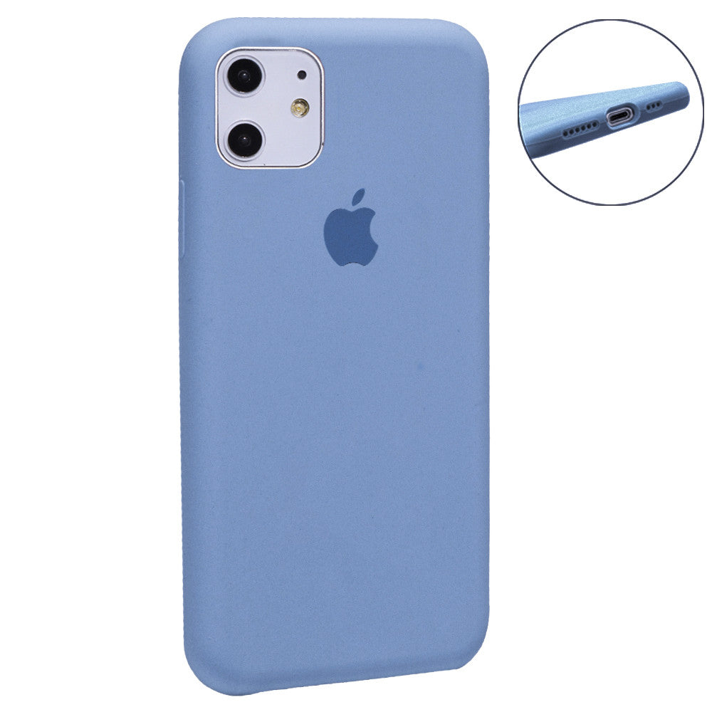 Original Silicone Case Full Size iPhone 11 - Neon Piink