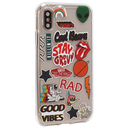 Stickers Series TPU Case iPhone XS Max 